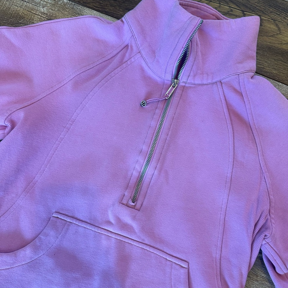 lululemon athletica oversized half-zip scuba